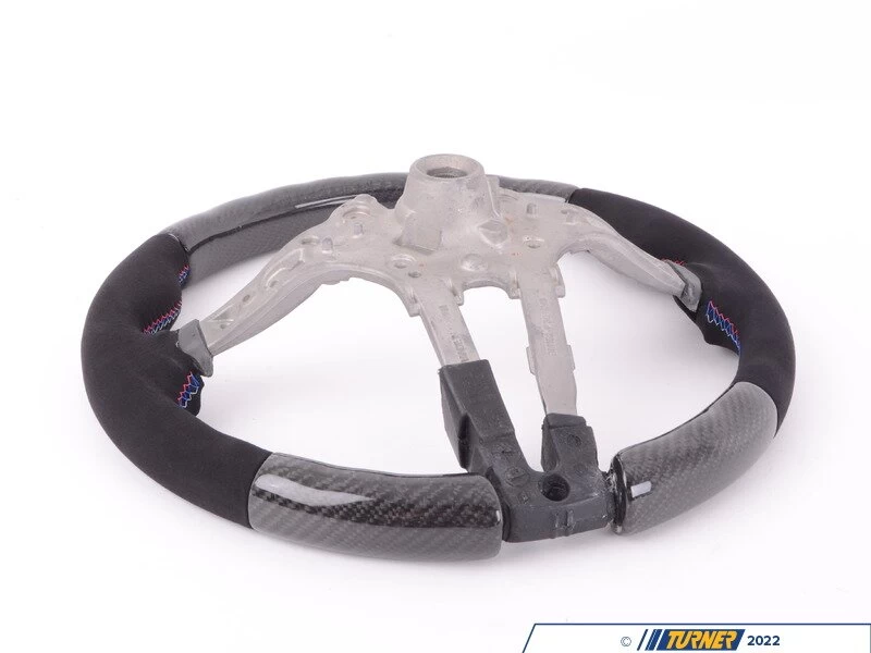 F2x/F3x M Sport ECS Custom Steering Wheel - Alcantara/Carbon Fiber - Image 5