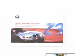 Genuine BMW Z3 Owners Manual - Z3