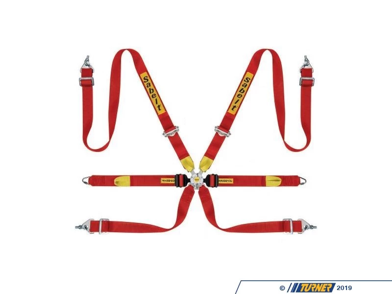 Sabelt FIA Approved 6-Point GT Saloon Racing Harness