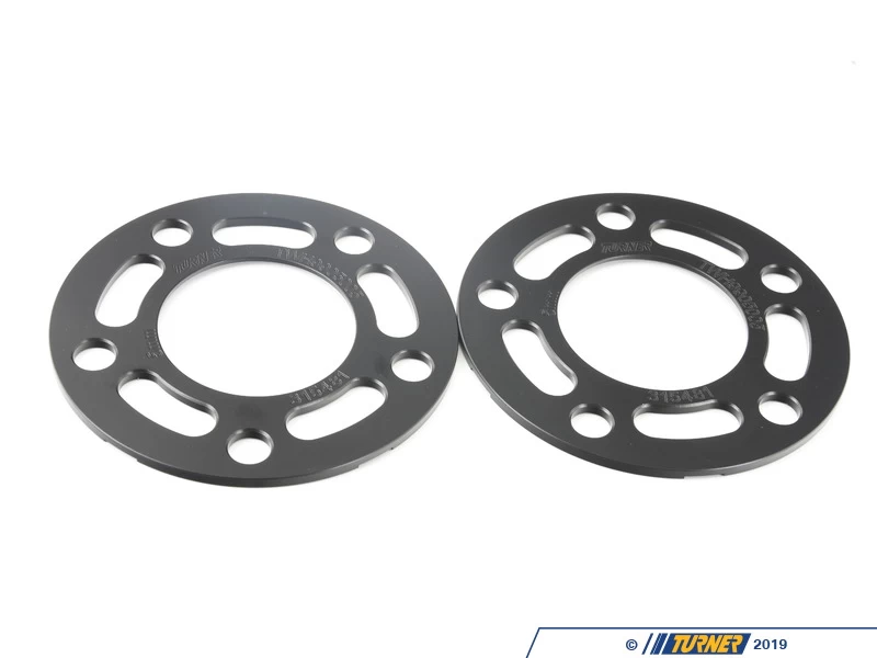 Turner Black BMW 5mm Front Wheel Spacer And Extended Bolts Kit - E24, E28, E30 M3, E31, E32, E34, E36, E38, E46, Z3, Z4 - Image 3