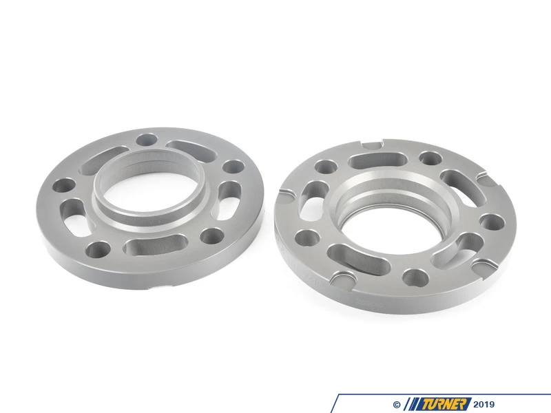 Turner Silver BMW 15mm Wheel Spacers And Extended Bolts (Pair) - Most BMWs (see Applications) - Image 3
