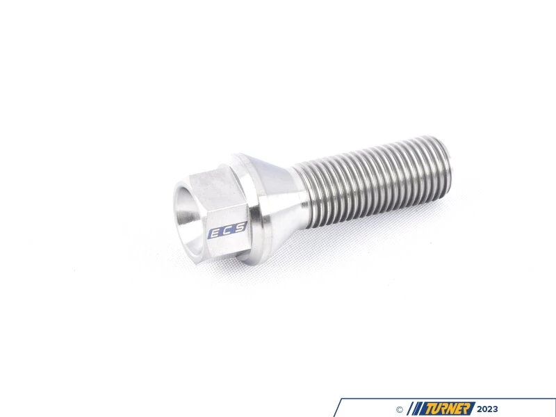 Titanium Conical Seat Wheel Bolt - 14x1.5x35mm - Priced Each