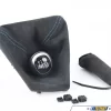 Genuine BMW M Performance Shift Knob, Boot, And Brake Handle - 6 Speed W/ Polar Blue Stitching - F87 M2 & M2 Competition
