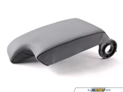 Genuine BMW Front Armrest Lid - Grey Walknappa Leather