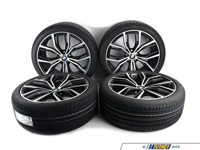 BMW M Performance 21" Light Alloy Complete Wheel/Tire Staggered Set - Style 701M - G01 X3