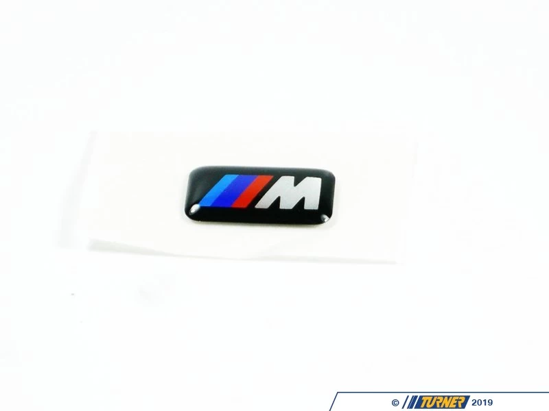 M Sport Wheel Emblem (Genuine BMW) 18mm X 10mm