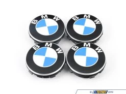 Genuine BMW Self-Leveling Fixed Center Cap Set 65 Mm