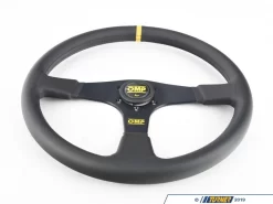 OMP Velocita 380 Steering Wheel - Flat 380mm | Black Leather