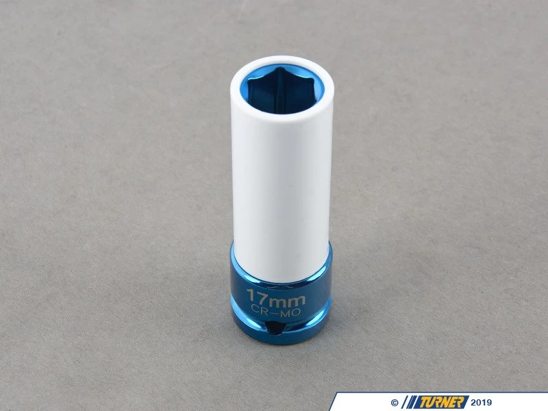 Bav Auto Thin Wall Deep Impact Lug Bolt Socket - 17mm