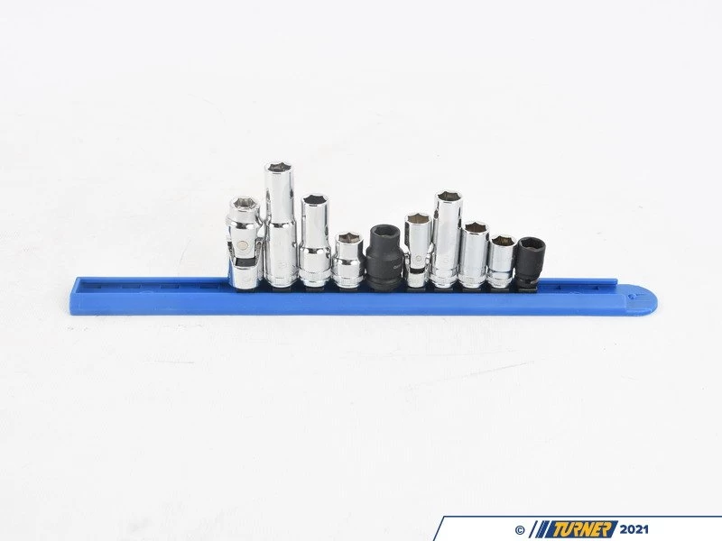 10 Piece 1/4" & 3/8" Drive 6-Point Socket Set - 10mm - Image 2