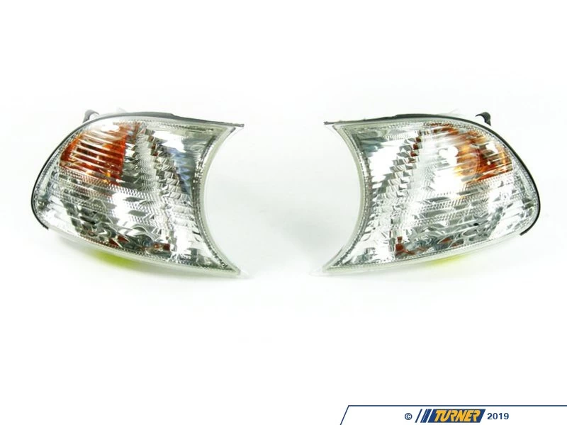 Genuine BMW Front Turn Signal Assembly - Set - E46 323Ci 325Ci 328Ci 330Ci M3