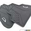 Genuine BMW Rear All Weather Floor Mat Set - Black - G05 X5