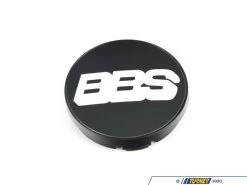 BBS Center Cap - Black/Silver - 56mm