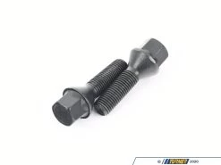 Black Conical Seat Wheel Bolt - 12x1.5x35mm - Priced Per Pair