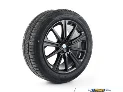 20" Style 748M Black Cold Weather Wheel & Tire Set - Each