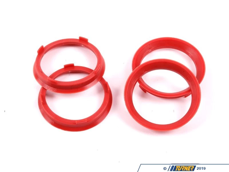 ECS Hub Centric Ring Adapter Set - 66.56mm To 57.1mm - E10 E12 E30