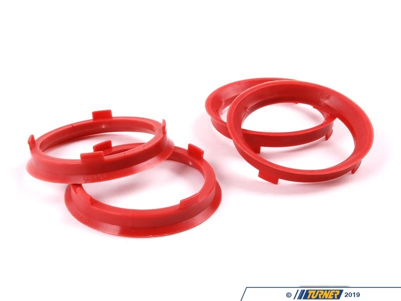 ECS Hub Centric Ring Adapter Set - 66.56mm To 57.1mm - E10 E12 E30 - Image 2