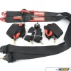 Racequip Camlock 6-Point Pull-Down Racing Harness - Black