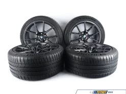 Style 963M Wheel & Tire Set In Frozen Gunmetal Grey 19/20"