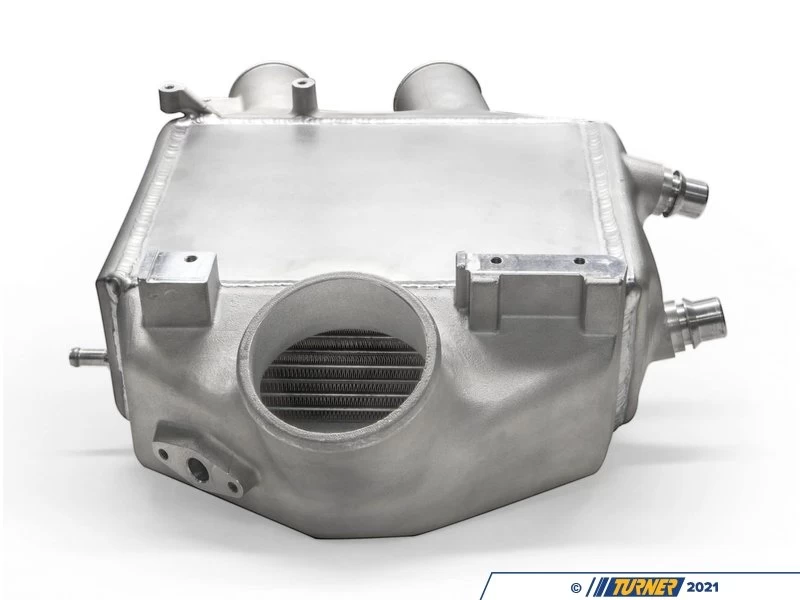 Garrett Powermax Performance Top Mount Intercooler - Silver Raw Finish - BMW F87 M2 Comp, F8X M3 M4 S55 3.0L - Image 2