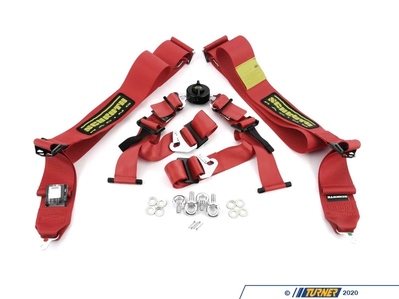 Schroth Profi II ASM Racing Harness - Red - Left Side