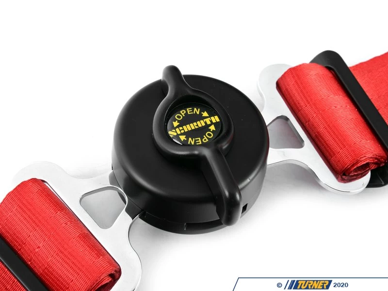 Schroth Profi II ASM Racing Harness - Red - Left Side - Image 4