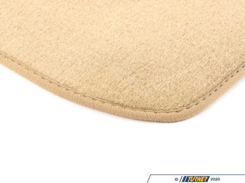 Genuine BMW Floor Mat Velours Driver Side - Beige - E91 - Image 2