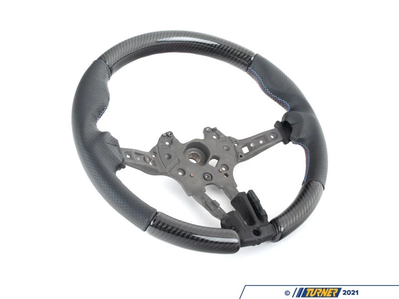 ECS Custom Steering Wheel - Perforated Leather/Carbon/Tri-Color - F3X / F8X - Image 12