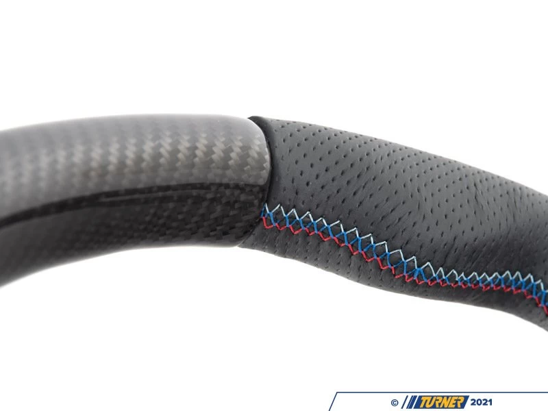 ECS Custom Steering Wheel - Perforated Leather/Carbon/Tri-Color - F3X / F8X - Image 16