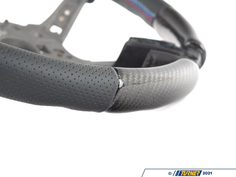 ECS Custom Steering Wheel - Perforated Leather/Carbon/Tri-Color - F3X / F8X - Image 11