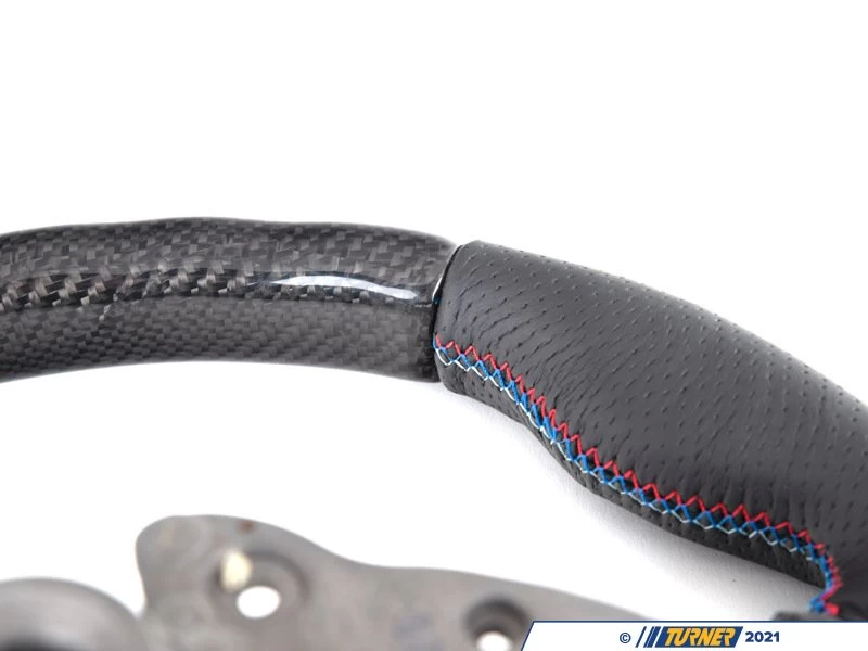 ECS Custom Steering Wheel - Perforated Leather/Carbon/Tri-Color - F3X / F8X - Image 10