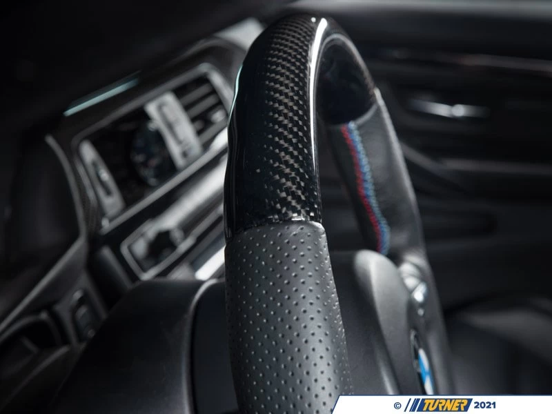 ECS Custom Steering Wheel - Perforated Leather/Carbon/Tri-Color - F3X / F8X - Image 3