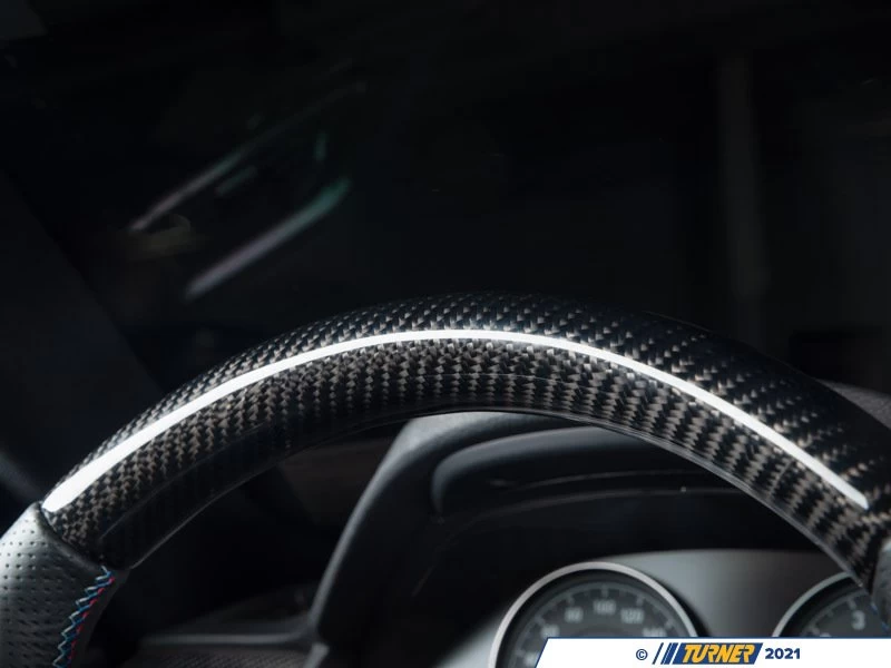 ECS Custom Steering Wheel - Perforated Leather/Carbon/Tri-Color - F3X / F8X - Image 8