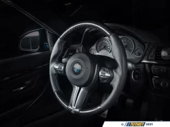 ECS Custom Steering Wheel - Perforated Leather/Carbon/Tri-Color - F3X / F8X