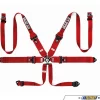 Sparco 6 Point Hans-Compatible Harness - Red
