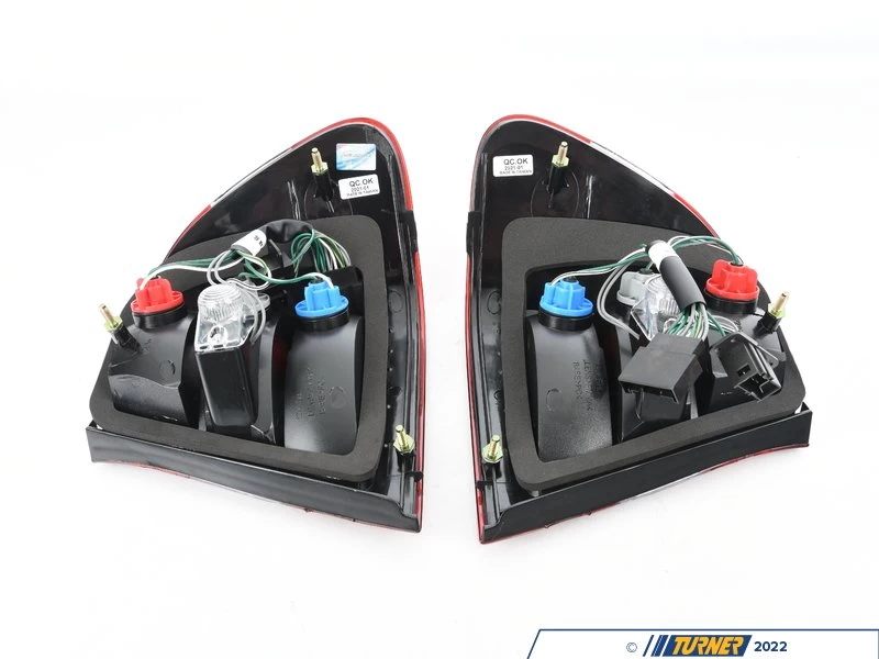 Spec-D Altezza Tail Light Set - Chrome Housing/Red & Clear Lens - E46 Sedan - Image 5