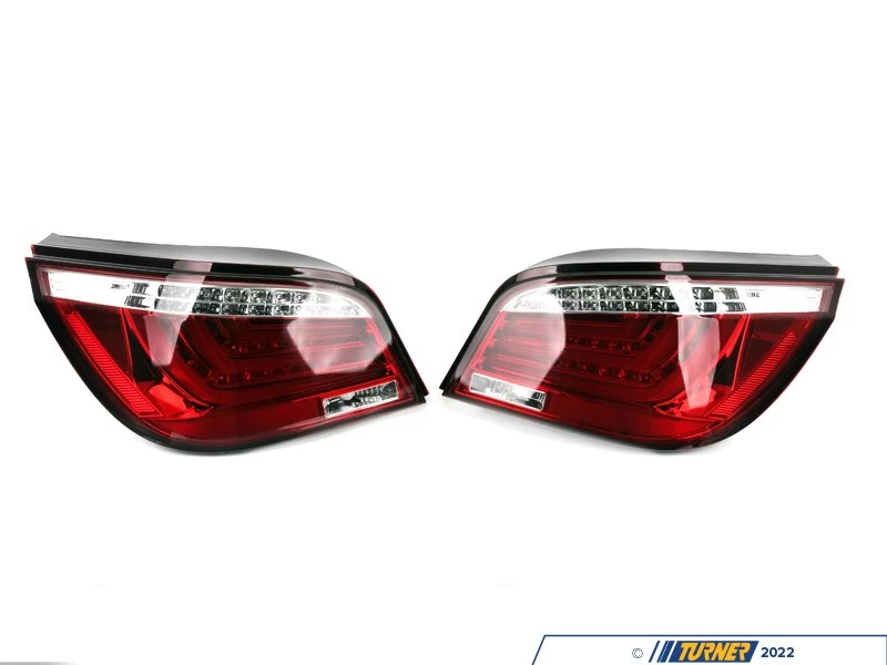 Spec-D LED Tail Lights - Chrome Housing/Red Lens - E60 Pre LCI - Image 5