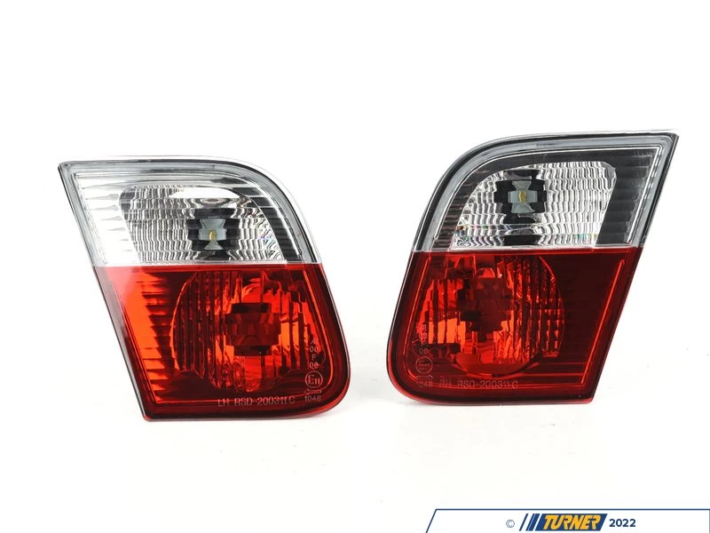 Spec-D Altezza Tail Light Set - Chrome Housing/Red & Clear Lens - E46 Sedan - Image 7