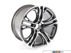 Genuine BMW Gloss-turned Light Alloy Rim - 36116854566