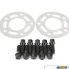 Turner Silver BMW 3mm Wheel Spacers And Extended Bolts - F01,F02,F06,F07,F10,F11,F12,F13,F2X,F3X,F87