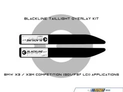 Blackline Taillight Overlay Kit - F97/G01 X3/X3M