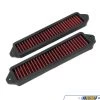 Burger Motorsports Cabin/Cowl Delete Filters - Red
