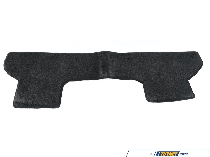 Rear Floor Mat 1-Piece - Super Black