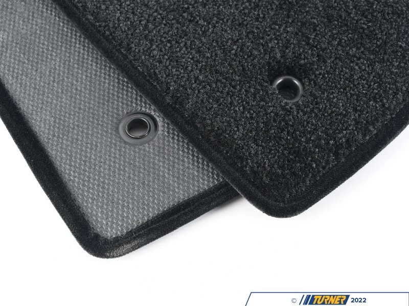 Rear Floor Mat 1-Piece - Super Black - Image 2