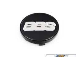 BBS Center Cap - Black/Silver - 70.6mm
