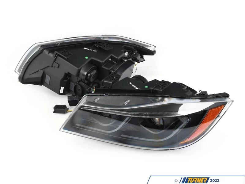 Spec-D LED Dual Projector Headlights - 6-11 E90 3 Series - Matte Black Housing/Clear Lenses