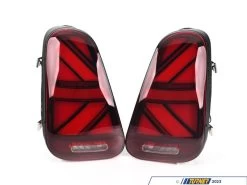 MINI Cooper Union Jack LED Clear RED/RED/RED Led Taillights R50 R52 R53 2002-2008 - Set