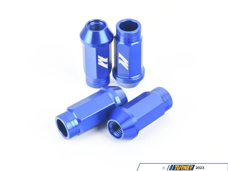 Mishimoto Aluminum Locking Lug Nuts Set - M12x1.5 - Blue - Image 2