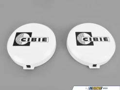 Cibie 67526 White Covers For 7" Oscar Auxiliary Headlamps - Pair