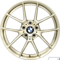 BMW M Performance Frozen Gold Style 763M Complete Wheel & Tire Set